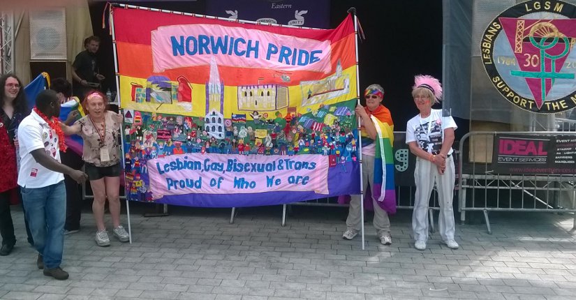 Norwich Pride banner
