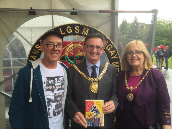 Mike Jackson with the Mayor & Mayoress